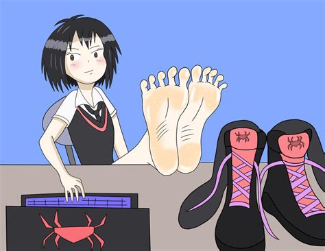 peni parker feet